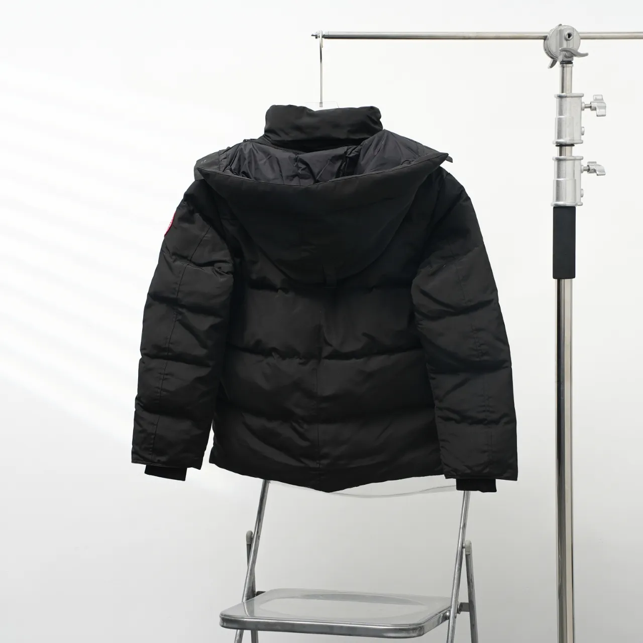 P740 CANADA GOOSE丨Canada Goose 29 New 2048 Hairless Collar Hooded Down Jacket Color: Black Red Label Size: XS-XXL